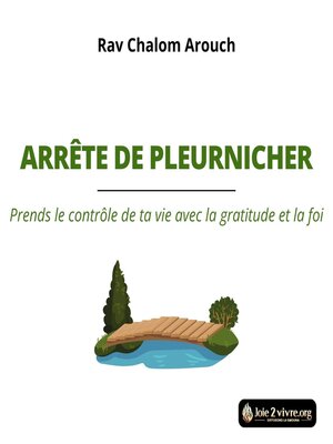 cover image of Arrête de pleurnicher